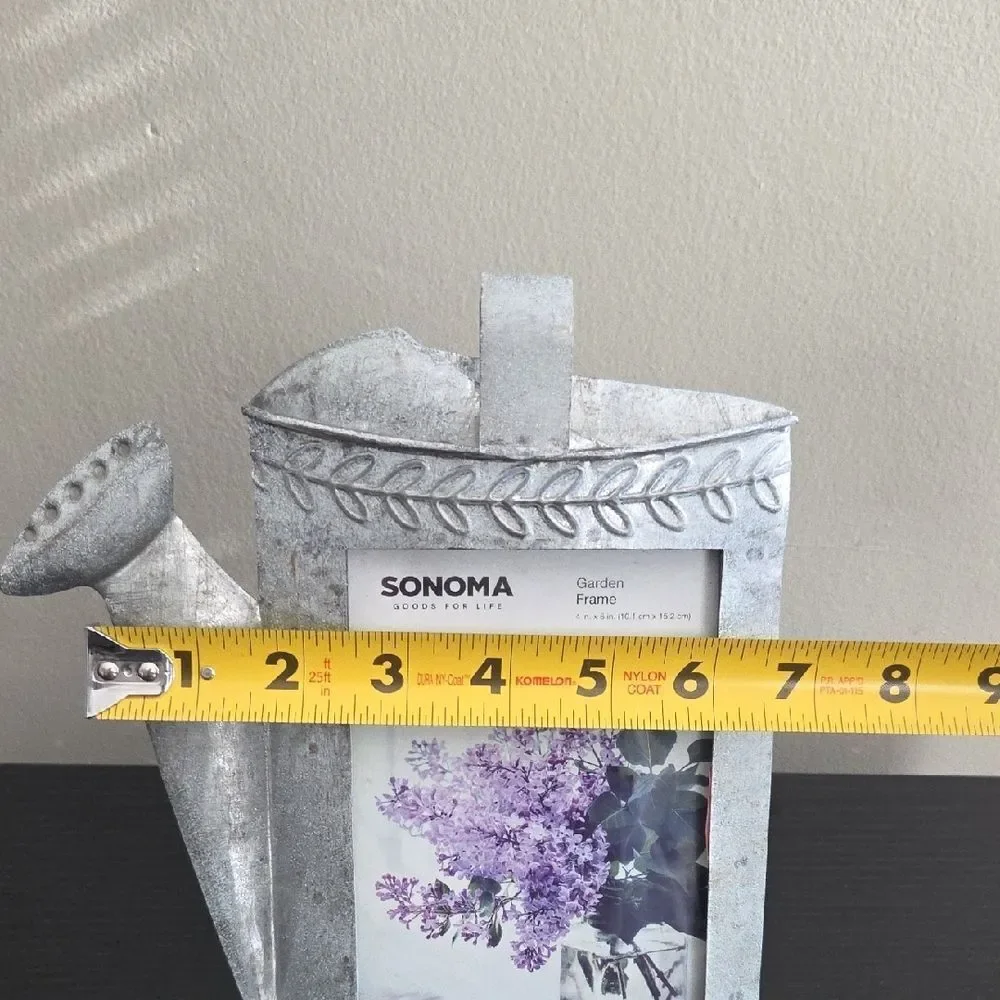 Sonoma Silver Watering Can Picture Frame